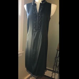 Elie Tahari black silk dress